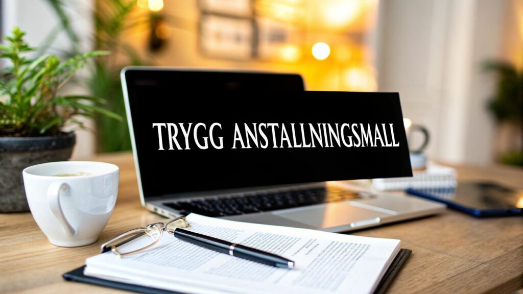 Skapa en professionell anställningsavtal mall som skyddar