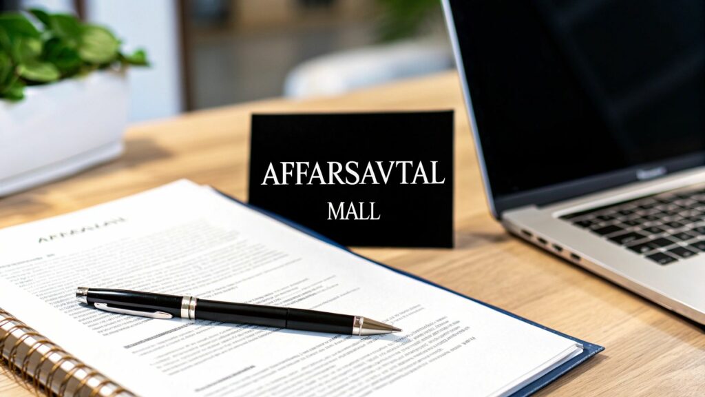 Affärsavtal mall: komplett guide för svenska företag