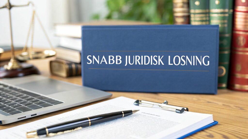 Snabb juridisk lösning utan krångel